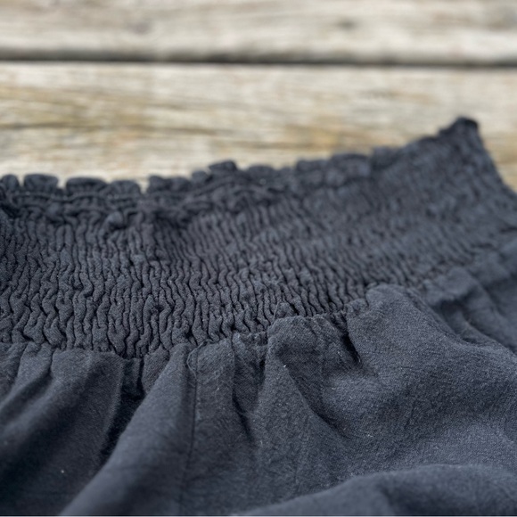 Black Wide Leg Juniors/Misses Size Small Lightweight Flowy Flare Pants - Picture 6 of 9